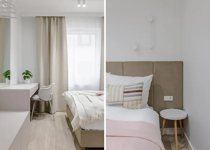 Apartment Nowoczesny Very Berry W Poznaniu Z Parkingiem I Biurkiem By Renters